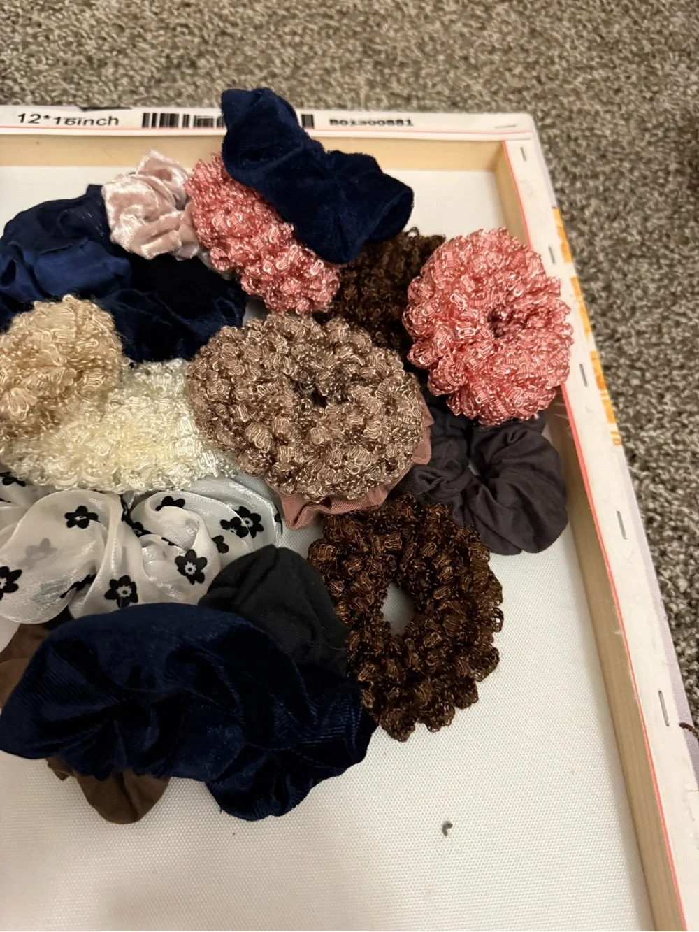 Nomad Kids Scrunchie Set — Navy, Pink, Brown, Cream, Black
